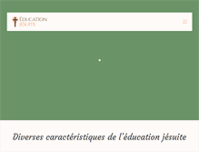 Tablet Screenshot of educationjesuite.info